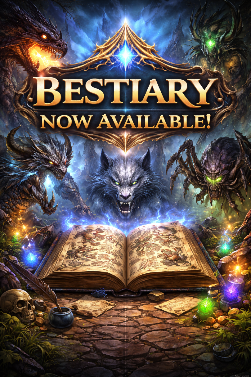 Bestiary is now online!
